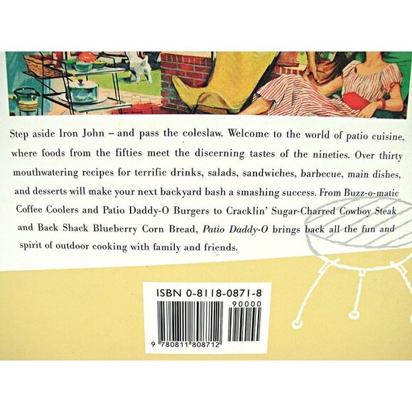 Vintage Patio Daddy-O 50s Recipes Dad BBQ Retro 1950s Party Supply Recipe Book - Picture 4 of 12